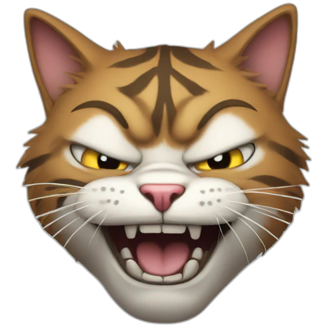 mad cat emoji