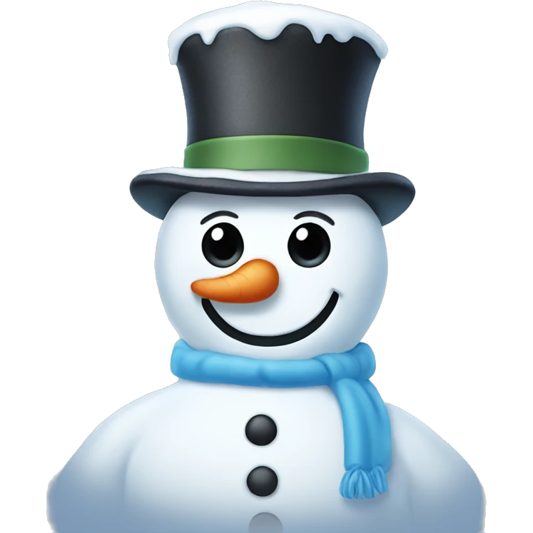 Frosty the snowman  emoji