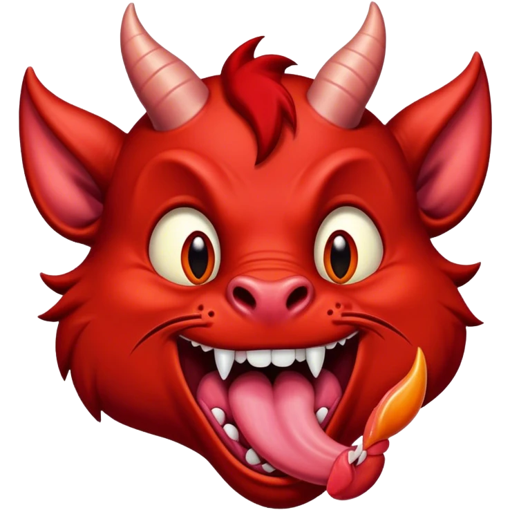 devil with tongue out emoji