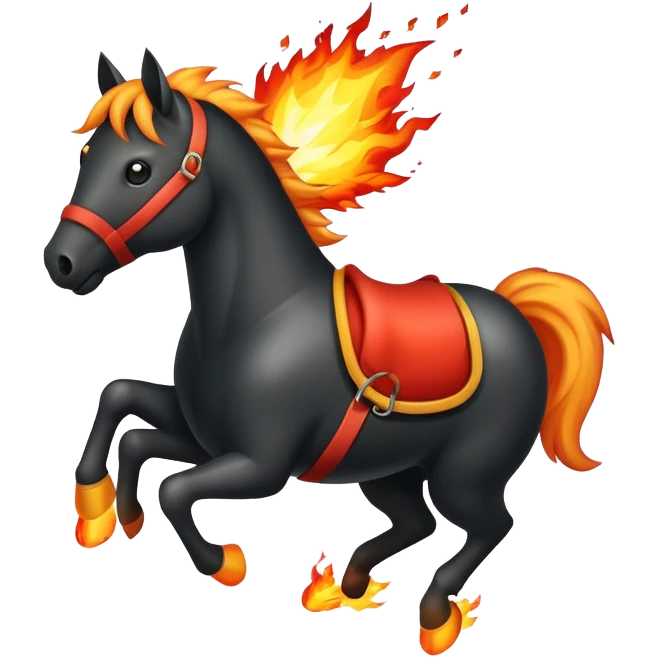 bomb horse emoji