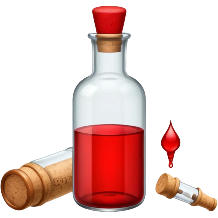 A Message Bottle, red emoji