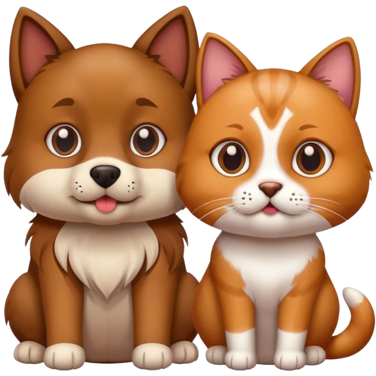 dog + cat emoji