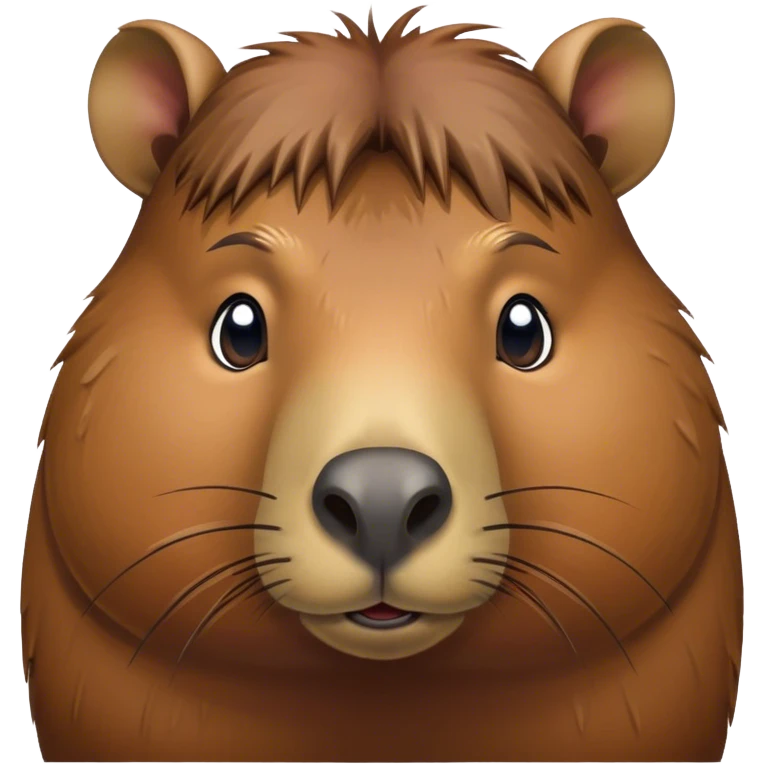 Capybara giving side eye emoji