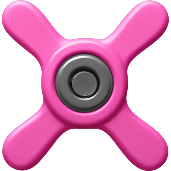 Fidget spinner pink emoji