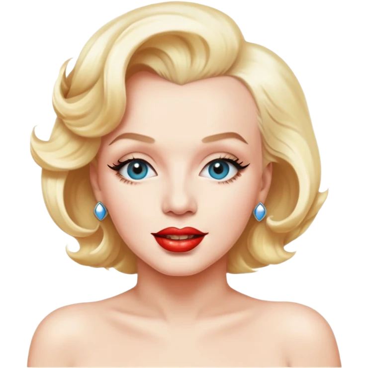 Голая Мэрилин Монро emoji