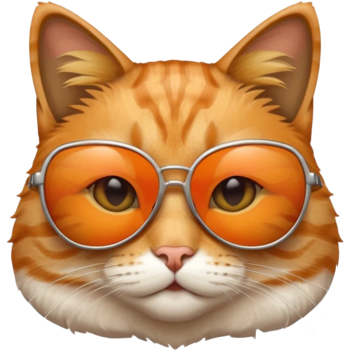 Cat wearing sunglasses emoji