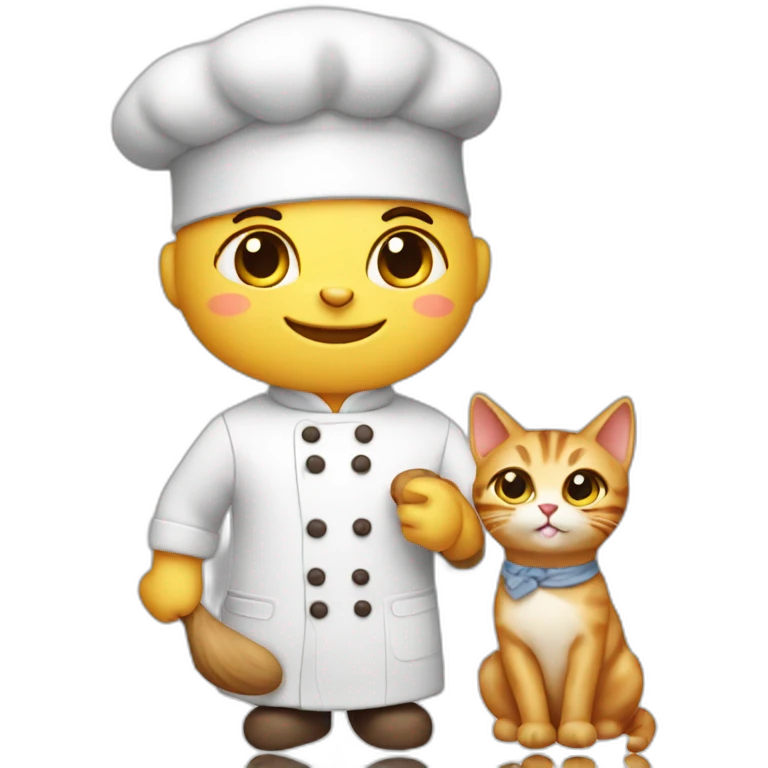 Cat baker emoji