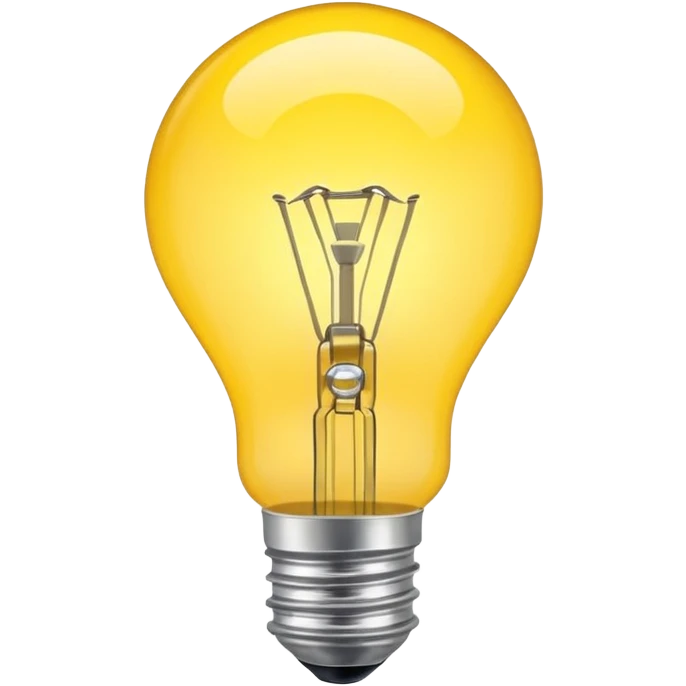 glowing light bulb emoji emoji