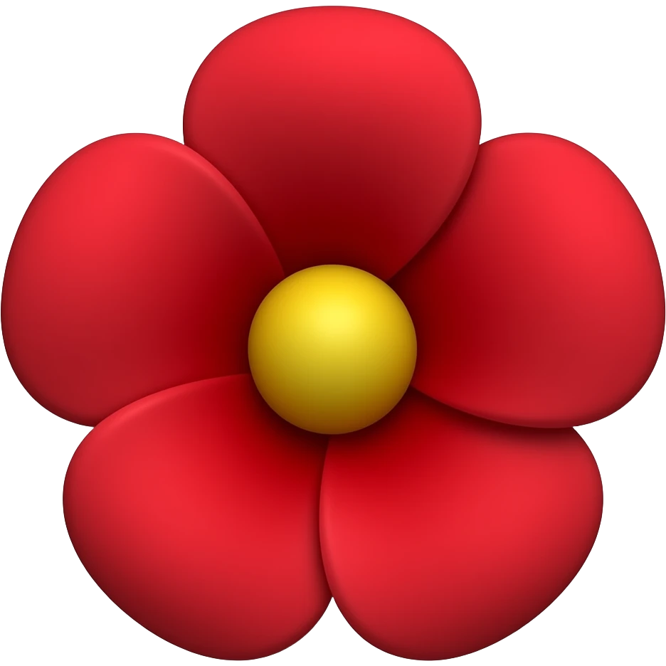 flore vermelha emoji