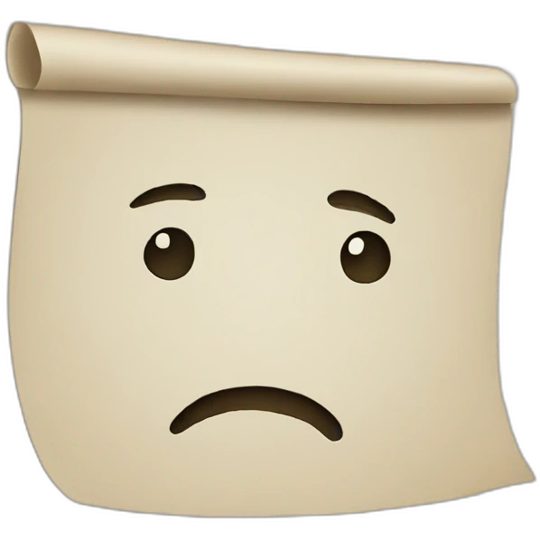 writen paper emoji