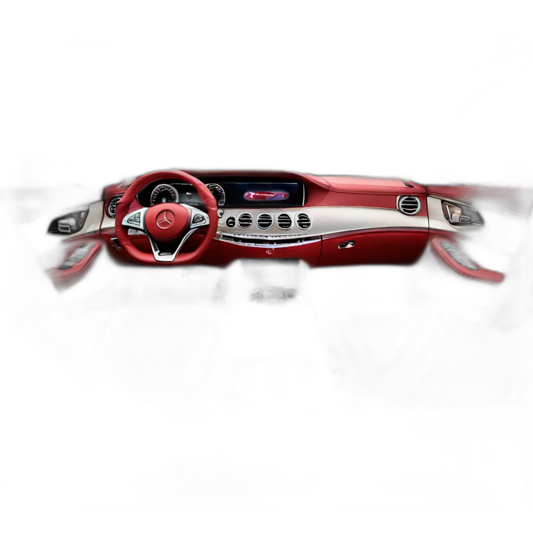 mercedes benz s class red interior emoji