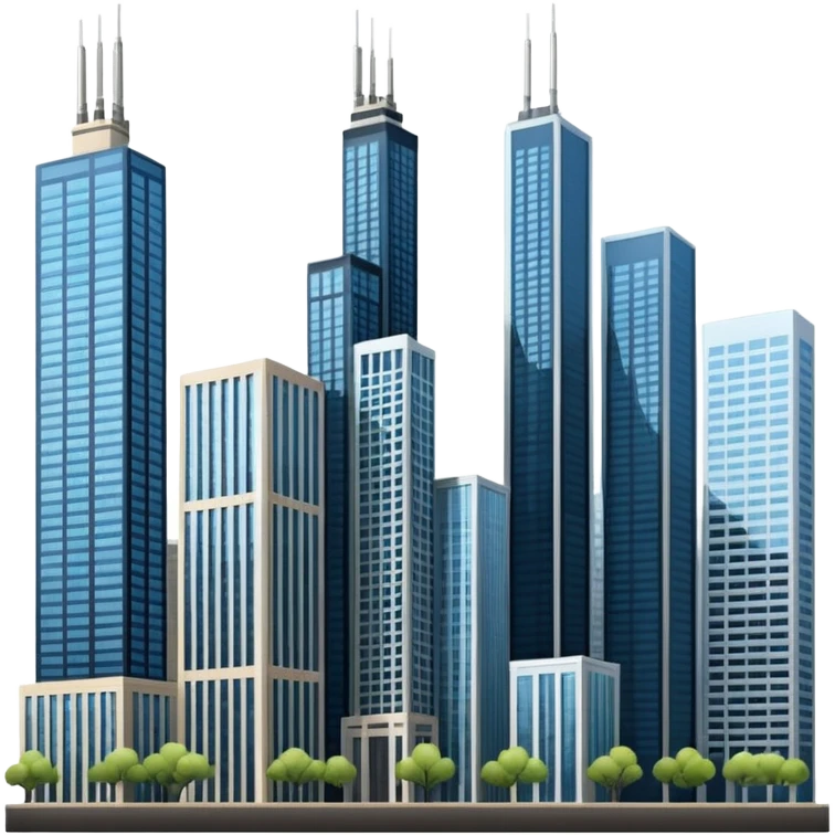 Chicago buildings emoji