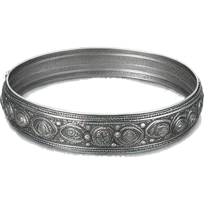 Silver bangles indian emoji