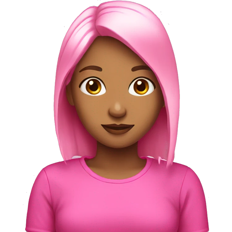 pink girl  emoji