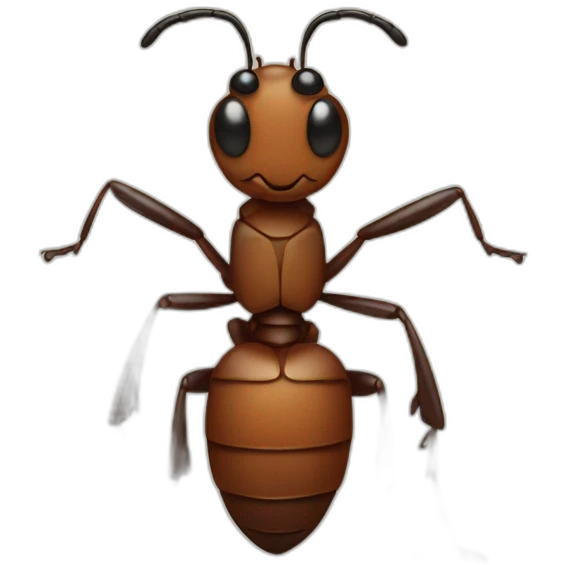 ant standing emoji