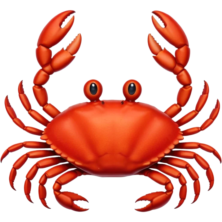 Sebastian the crab from the little mermaid  emoji