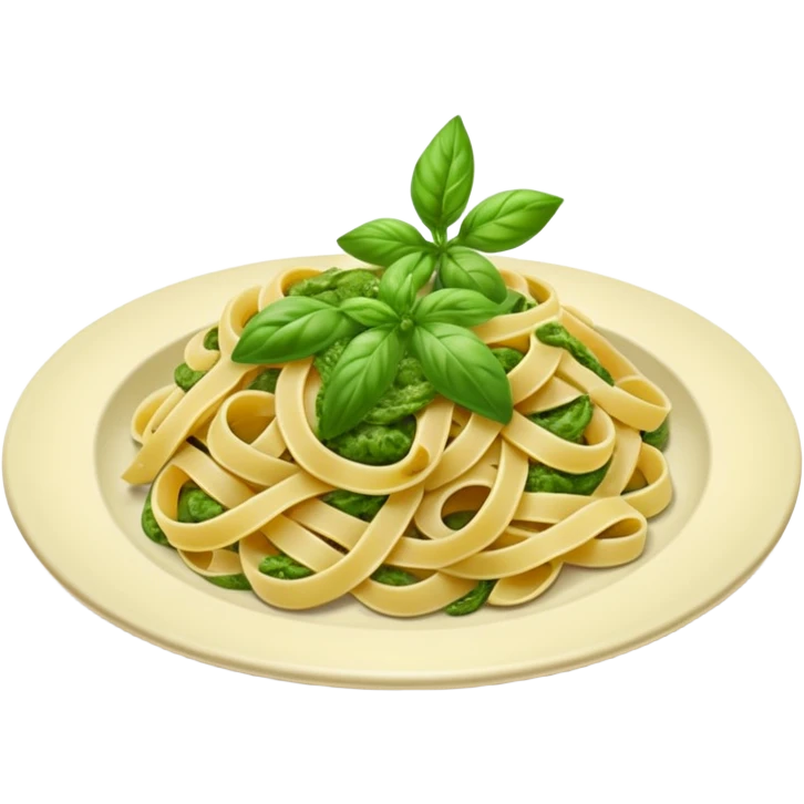pasta with pesto emoji