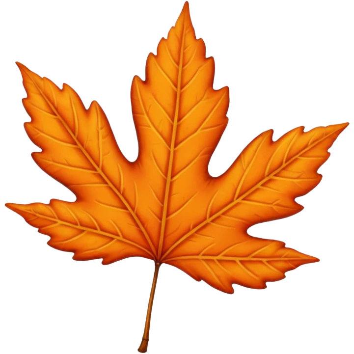 Sonbahar yaprağı emoji