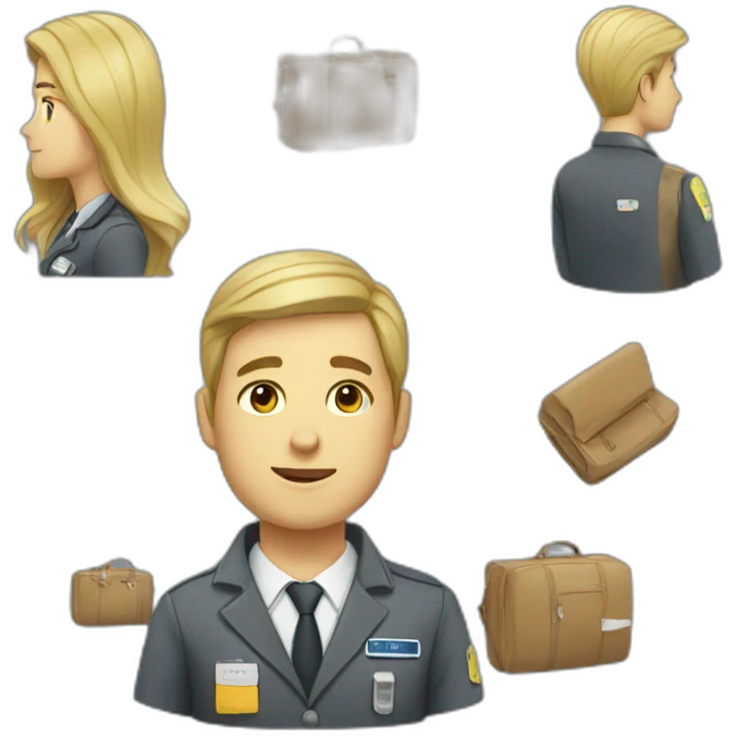 Airport Staff  emoji