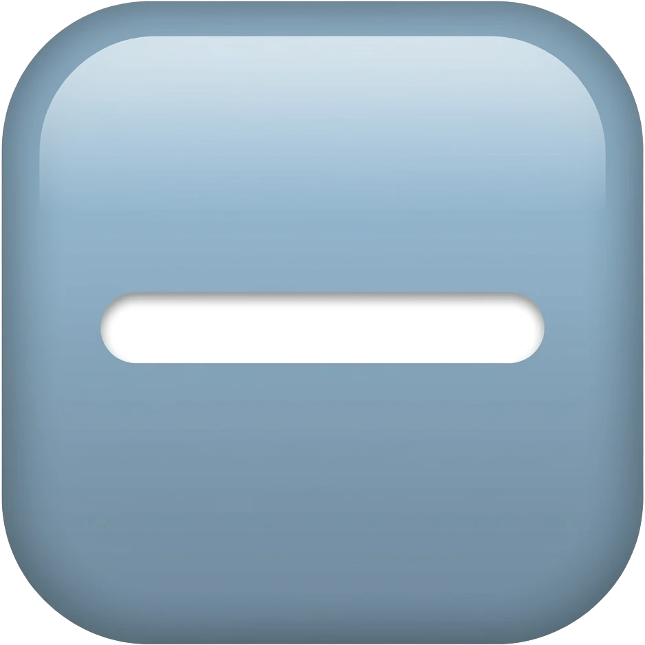 White horizontal line emoji