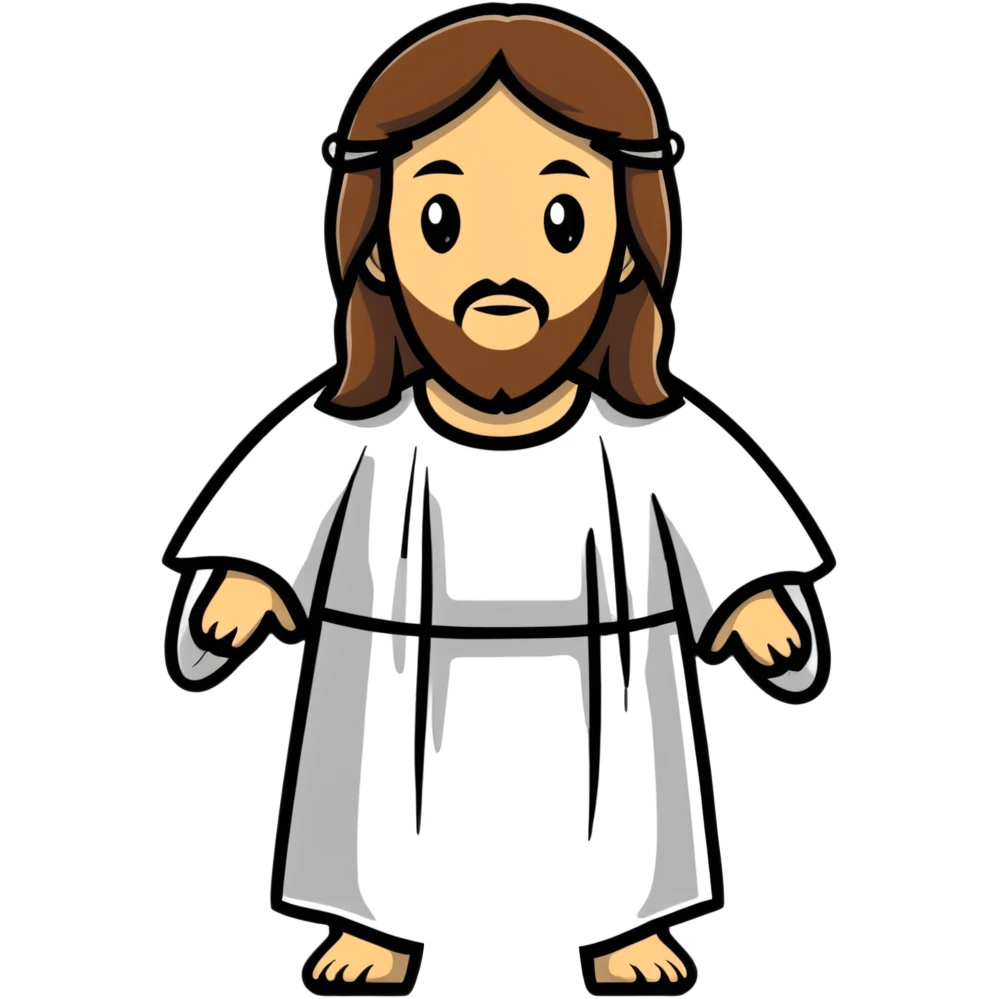 Jesus on Beach emoji