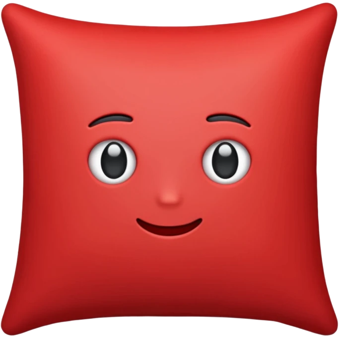 luxury red pillow emoji