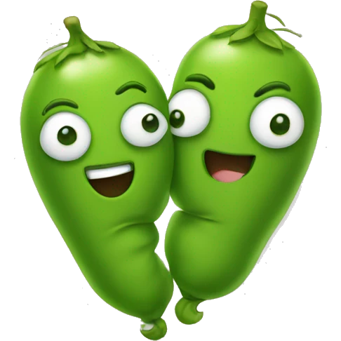 Two peas in a pod emoji