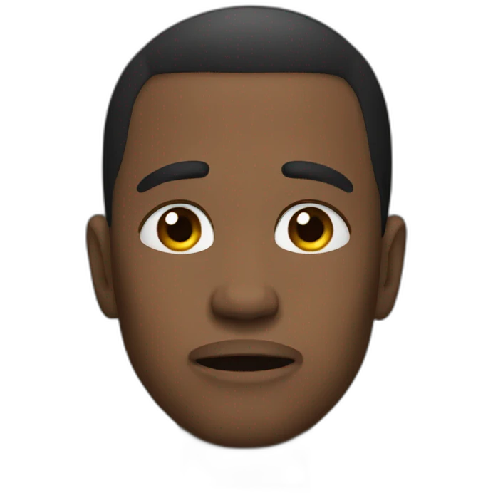 Black men cry emoji