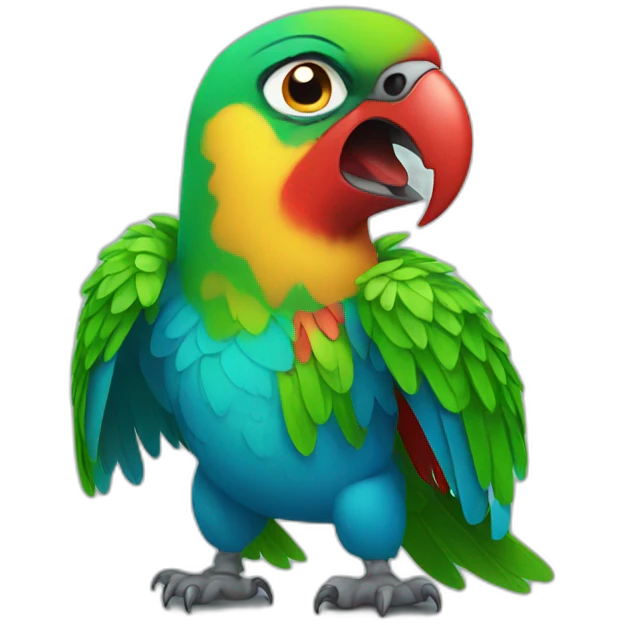 angry parrot emoji