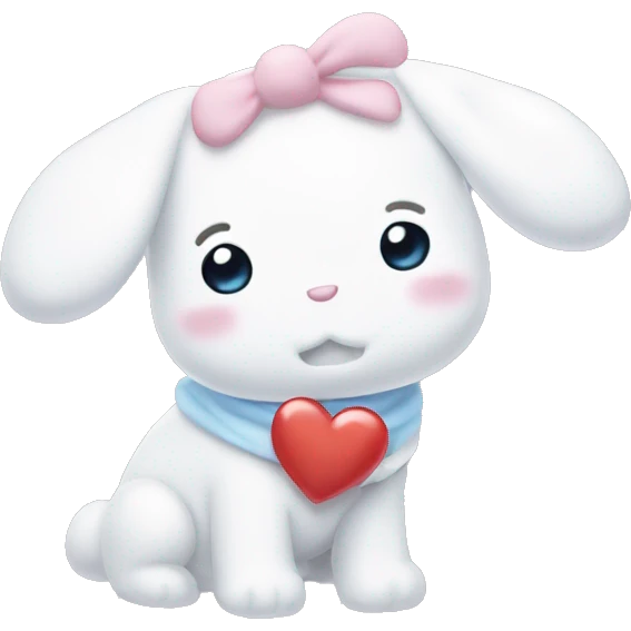 cinnamoroll with love  emoji