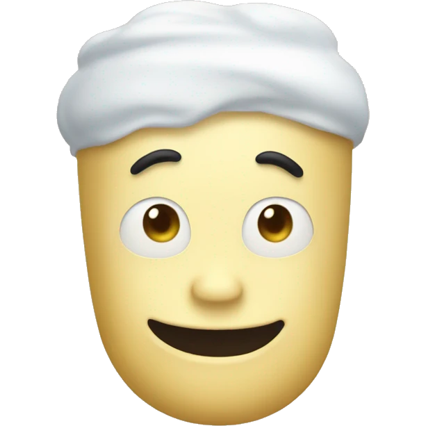 mayonnaise sans visage emoji