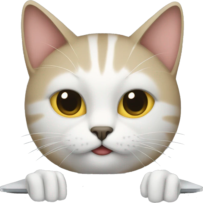 cat with laptop coding emoji