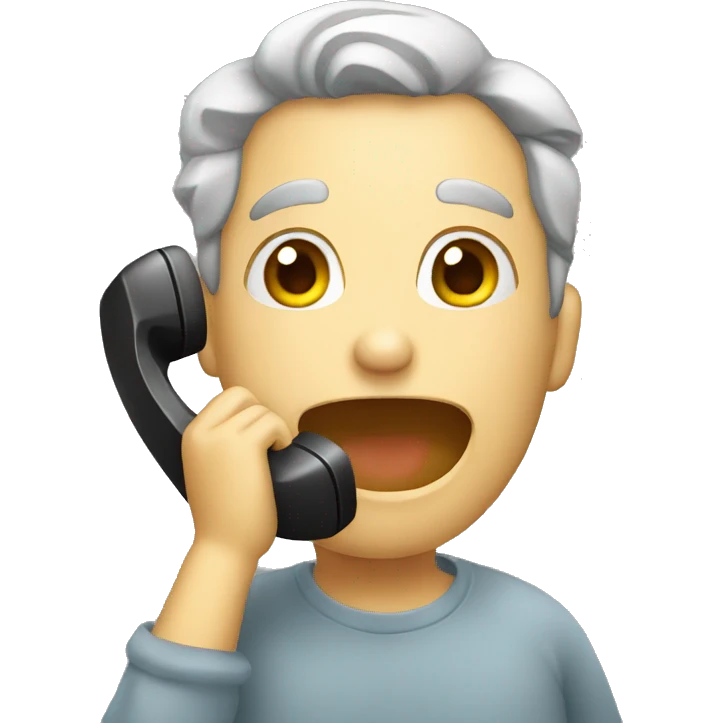 talking on the phone emoji