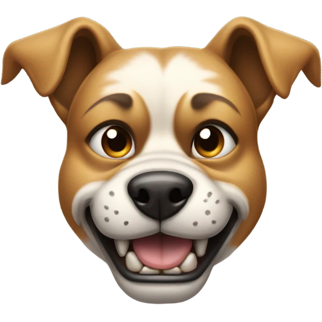Angry dog emoji