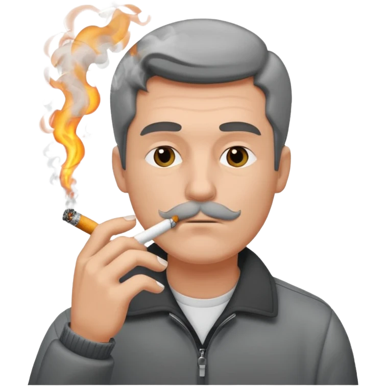 Guy smocking emoji