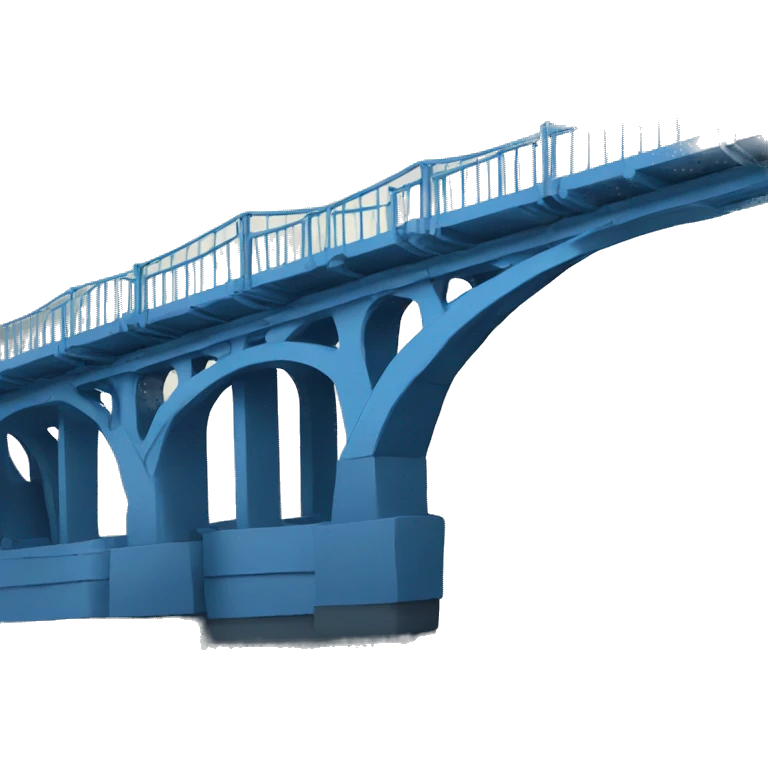 blue birdge over lock emoji