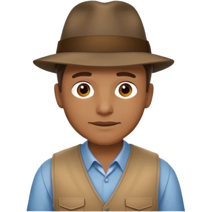 Dr. Alan Grant from Jurassic Park movie emoji