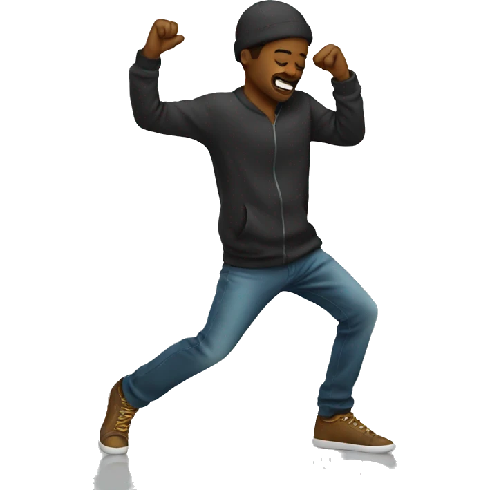 person doing the dab emoji