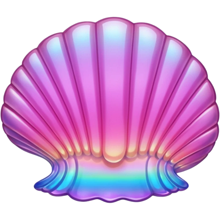 pink crystal clam emoji