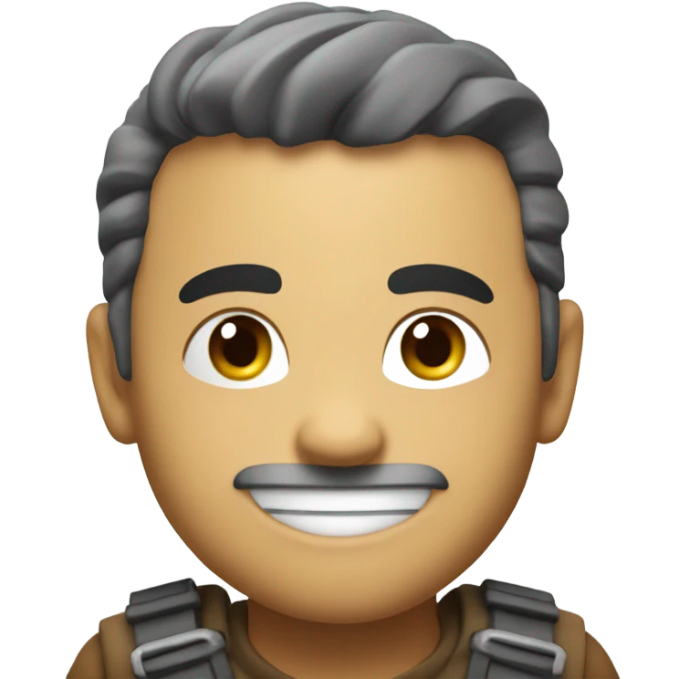 din diesel pointing at the camera smiling emoji