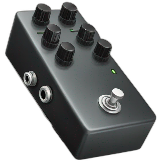 Guitar pedal emoji
