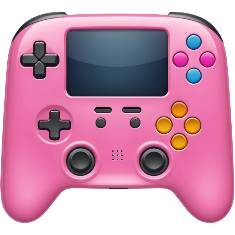 gaming console pink emoji