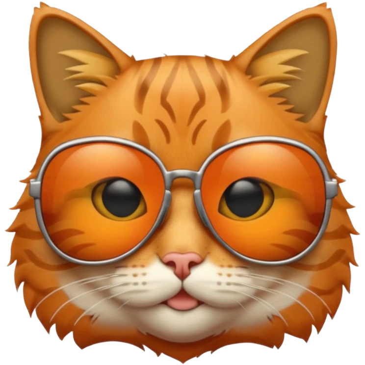 Cat wearing sunglasses emoji
