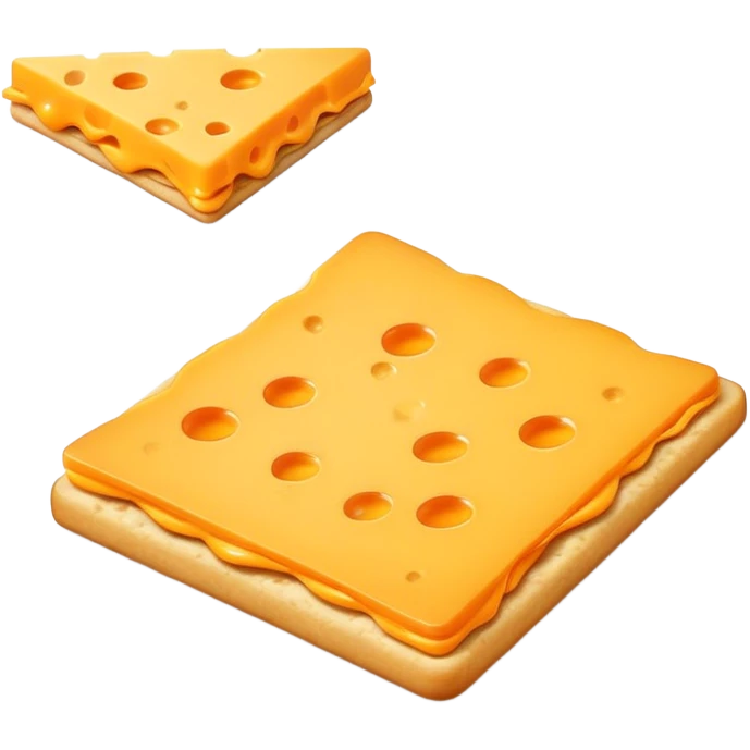 Cheese on a cracker emoji