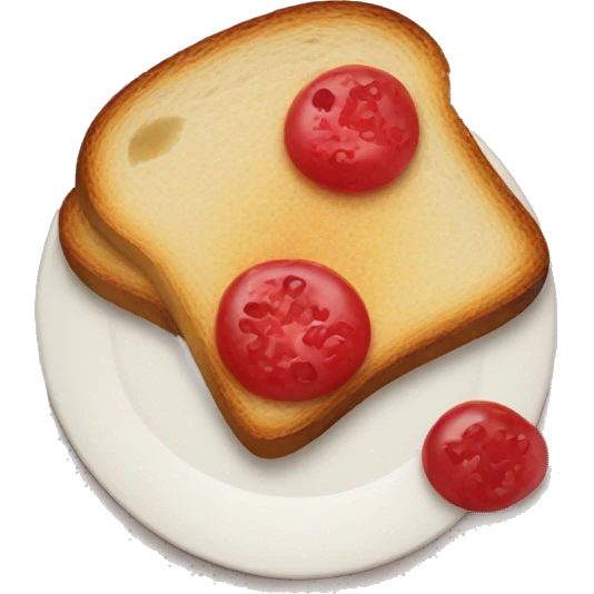 Jam toast  emoji