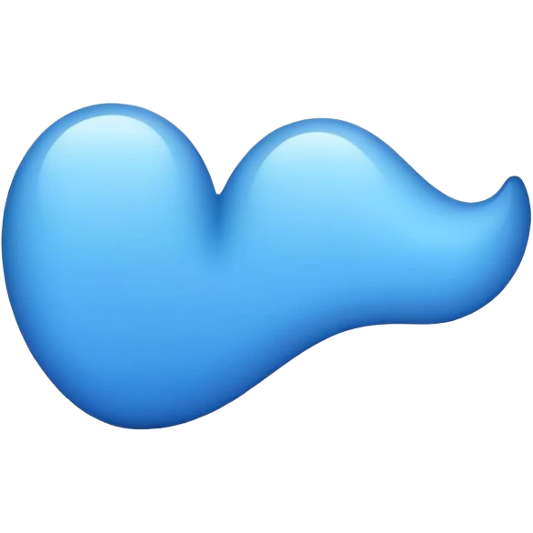 Blue emoji