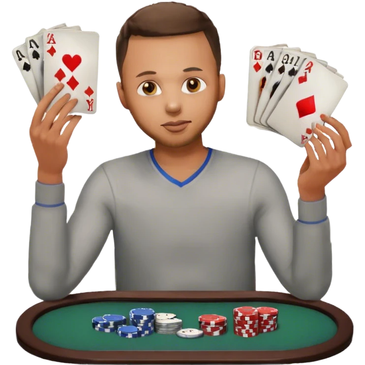 Stephen curry playing poker emoji