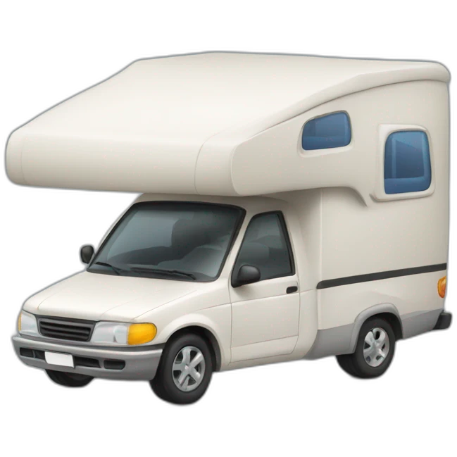 Voiture avec remorque emoji