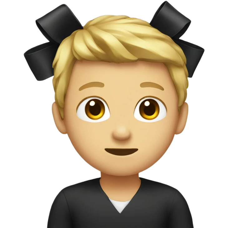 black bow emoji