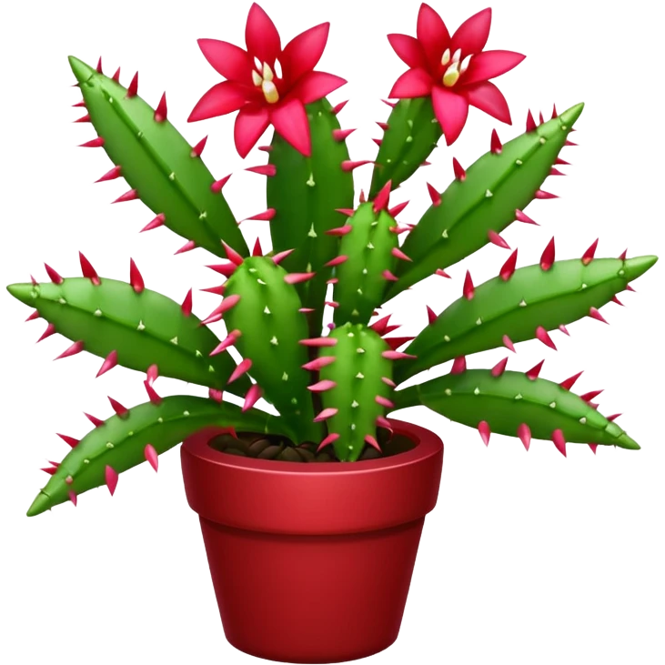 christmas cactus  emoji